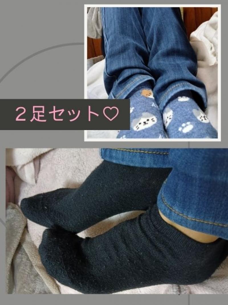 【3日履き×2足】人妻の足の匂い♡香ばしい靴下